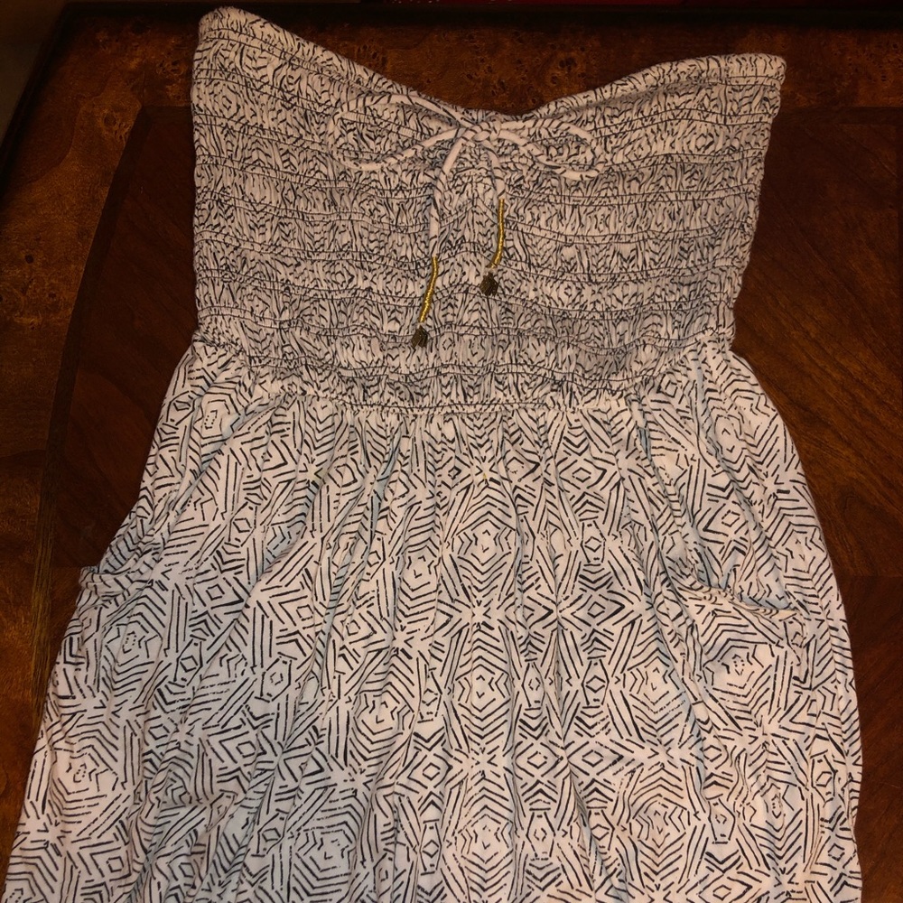 strapless romper